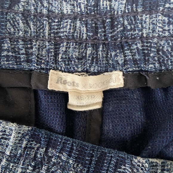 ROOTS x Bookhou Cotton Indigo Dyed Shorts XS - Picture 3 of 6